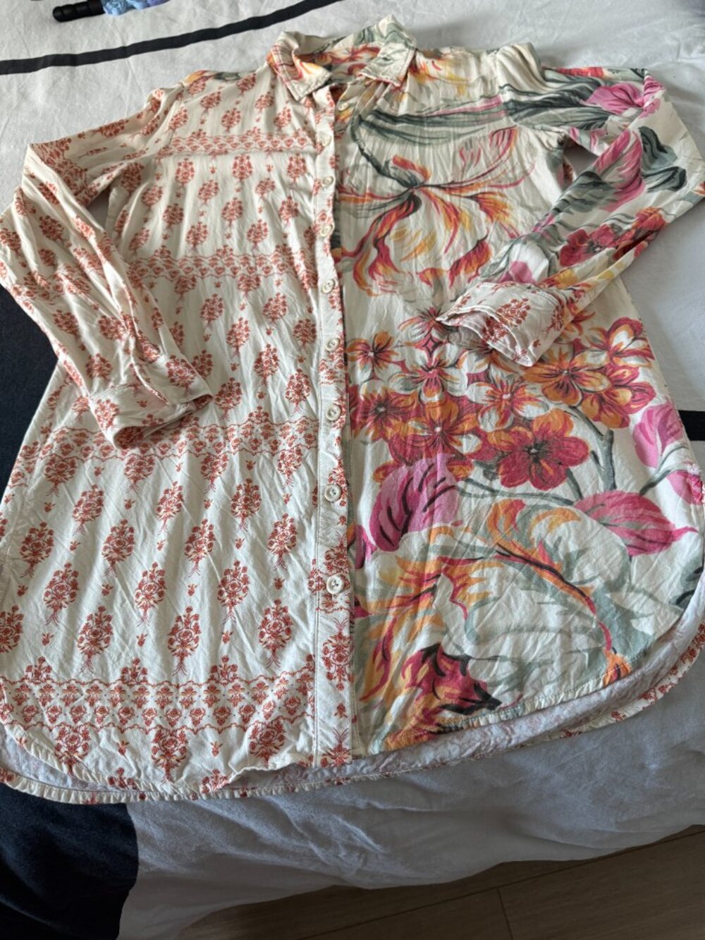 Maaji: Bagh Stamp Mandy Shirt Sz S - Picture 2 of 7